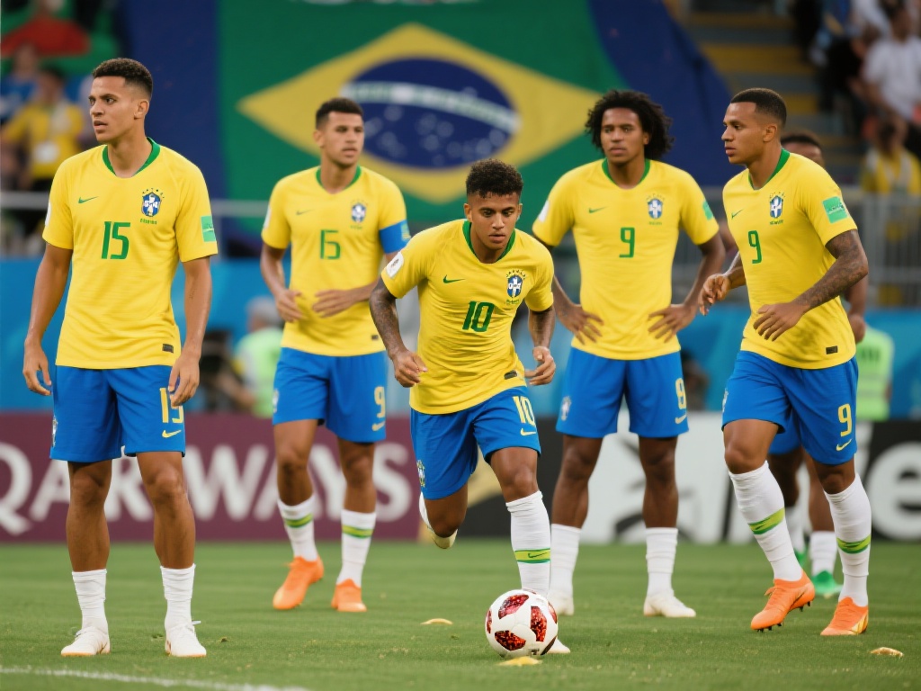巴西队全力冲刺,全新目标直指世界杯 在世界杯的舞台上,巴西足球队一向以其耀眼